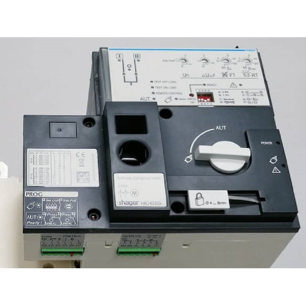 Перемикач АВР Hager HIC463G з мотоприводом - фото №2