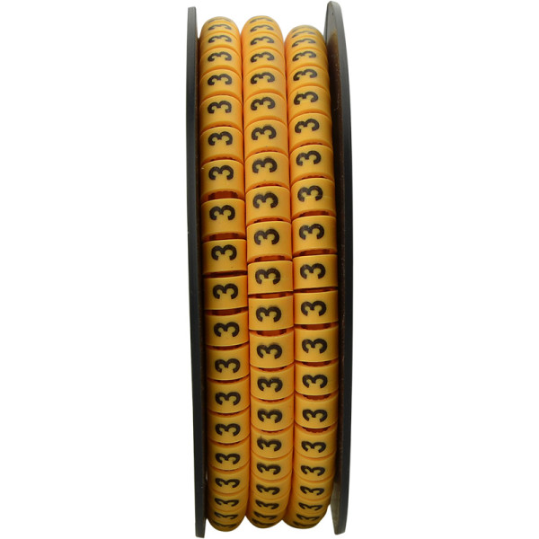 Кабельный маркер Аско-Укрем EC-3 символ «3» (A0150080027) - фото №2