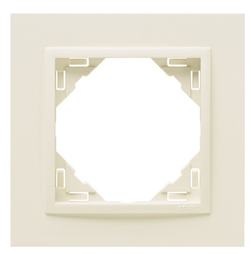 Одинарная рамка Logus 90. Animato 90910 TMM бежевая