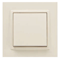 Одинарная рамка Logus 90. Animato 90910 TMM бежевая - фото №1