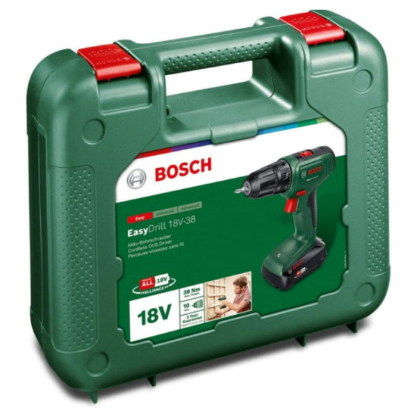 Аккумуляторная дрель-шуруповерт Bosch EasyDrill 18V-38 (06039D8003) - фото №1