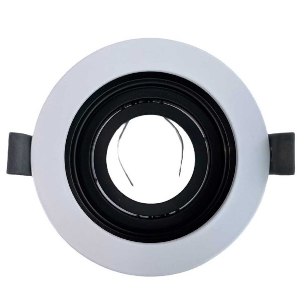 Світильник точковий Violux AMSTERDAM-R GU10 IP20 біло-чорний ( 130201 ) - фото №1