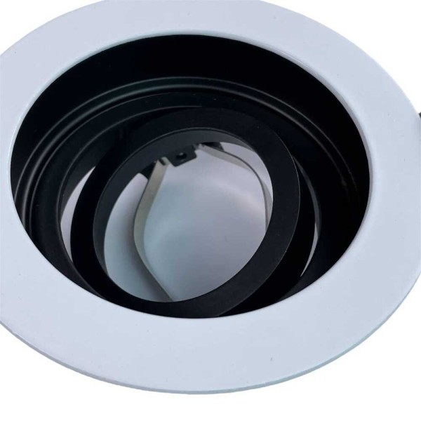 Світильник точковий Violux AMSTERDAM-R GU10 IP20 біло-чорний ( 130201 ) - фото №4
