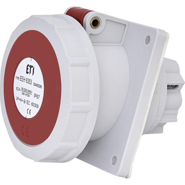 Встраиваемый силовой разъем ETI 004482089 EEH-6353 IP67 (63A 400V 3P+N+PE)