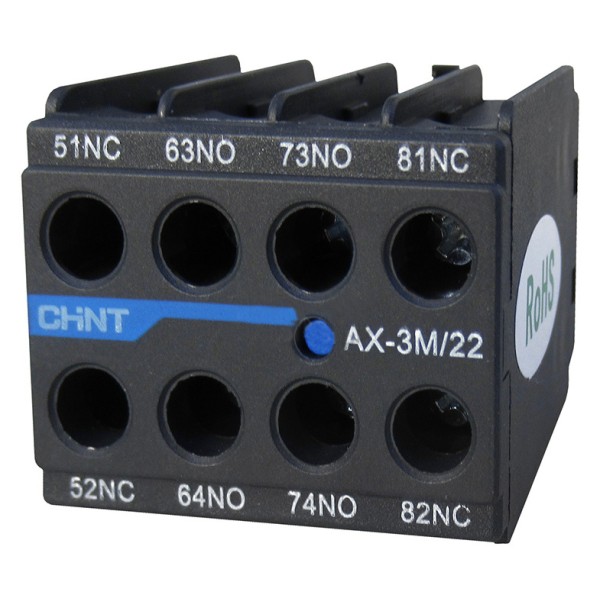 Блок дополнительных контактов Chint AX-3M/22 для NXC-06M-12M (925186)