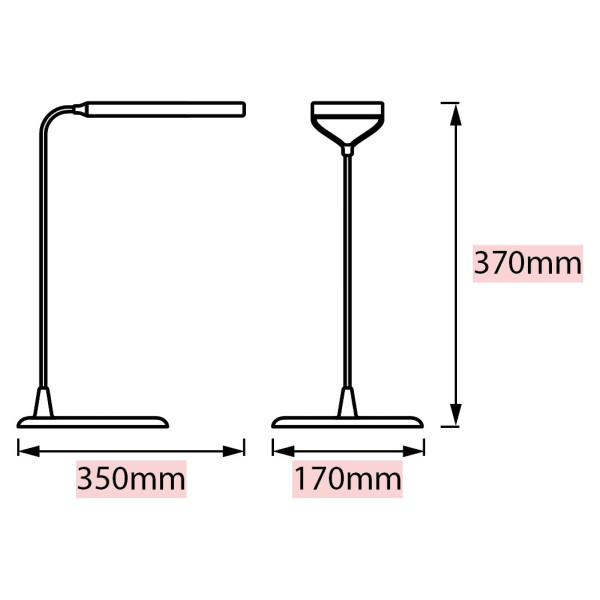 Настільний LED світильник Ledvance Panan Disc 5Вт 3000K (4058075321267) - фото №2