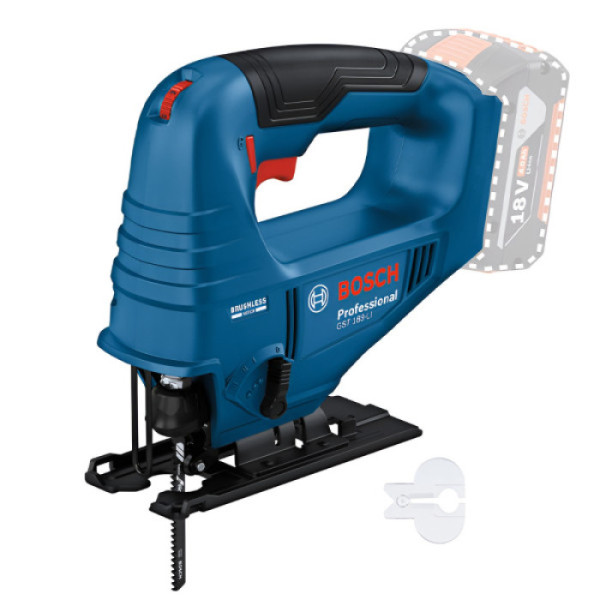 Бесщеточный лобзик Bosch GST 183-LI 18 В 4 Ач (06015B7022) - фото №1