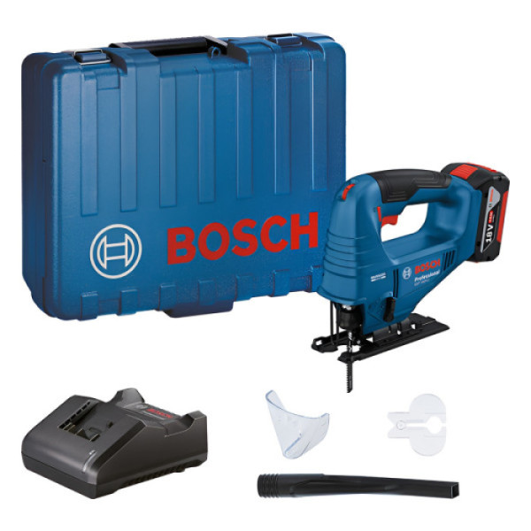 Бесщеточный лобзик Bosch GST 183-LI 18 В 4 Ач (06015B7022) - фото №2