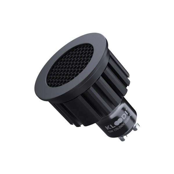 Светодиодная лампочка Kloodi KDGU10-HC 5WCOB 4K 36D BK DIM GU10 450Lm IP20 - фото №2