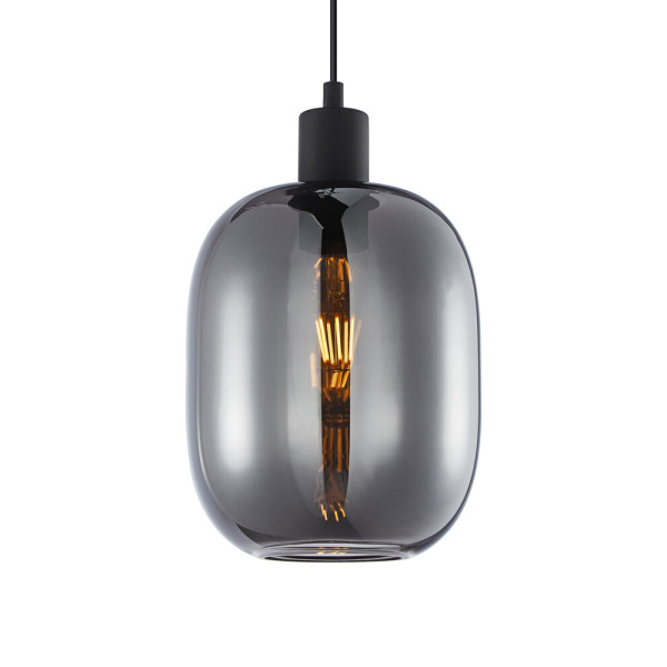 Підвісний світильник, люстра Italux PND-36479A-1-BK-SG Talia E27 1x40W IP20 Чорний - фото №2