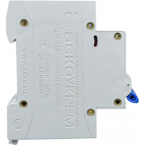 Модульный автоматический выключатель Аско-Укрем ВА-2017/C 2р 40А (A0010170016) - фото №2