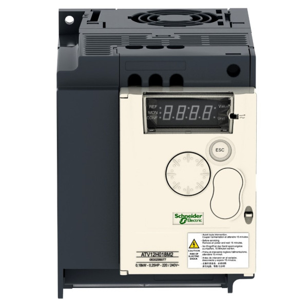 Частотный преобразователь Schneider electric ATV12 240В 1ф 1,5кВт - фото №1