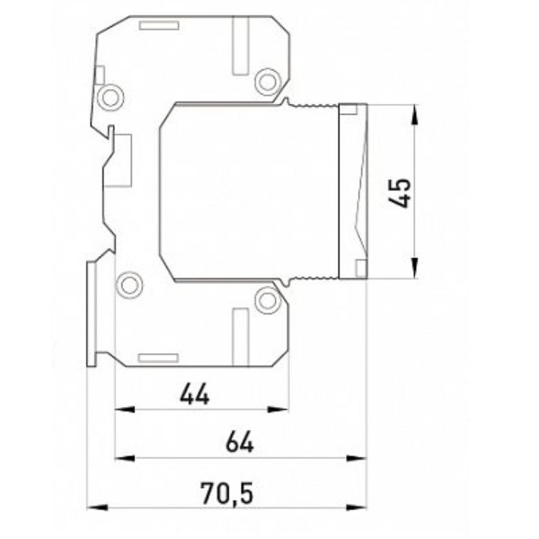 Пристрій захисту від імпульсних перенапруг E.next 81.001 e.POI.1 280V/12 5kA - фото №1