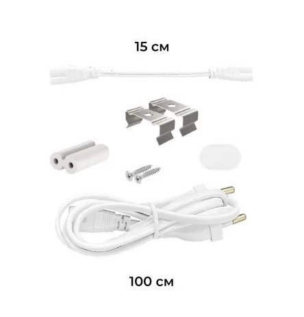 Линейный светильник Maxus T5 20Вт 4100K 1200мм с кнопкой (1-MT5-1220) - фото №2