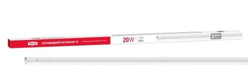 Линейный светильник Maxus T5 20Вт 4100K 1200мм с кнопкой (1-MT5-1220) - фото №3