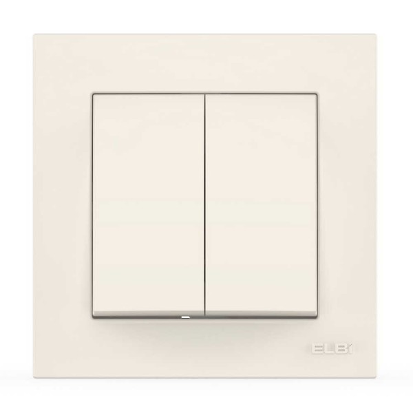 Выключатель EL-BI VEGA белый 2-кл ( 510-010200-202 )