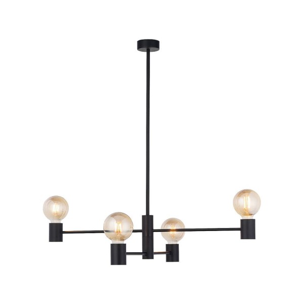 Люстра Nowodvorski 7931 Radius E27 4x25W IP20 чорна - фото №2