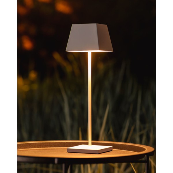 Настольная лампа с аккумулятором Nowodvorski 8397 Mahe LED 1x2,2W 3000K 168Lm IP54 белый - фото №1