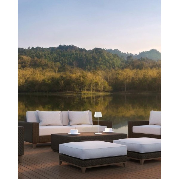 Настольная лампа с аккумулятором Nowodvorski 8397 Mahe LED 1x2,2W 3000K 168Lm IP54 белый - фото №2