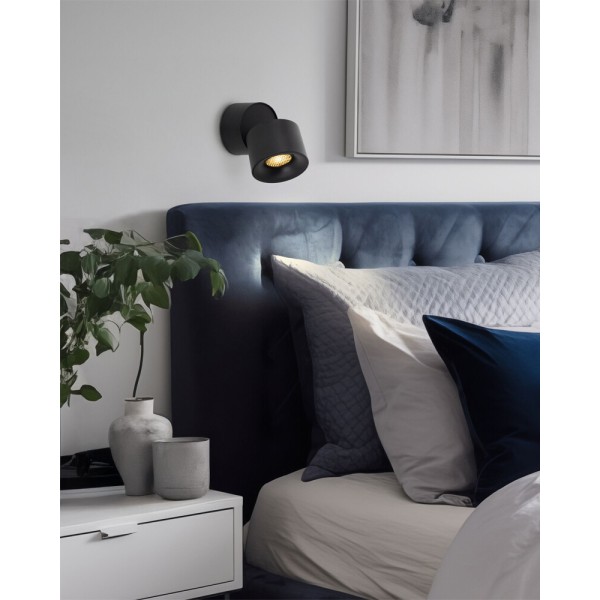 Светильник поворотный, спот TK Lighting 18163 Spark LED 1x10W 3000K/4000K/6000K 639Lm IP20 чорный - фото №1