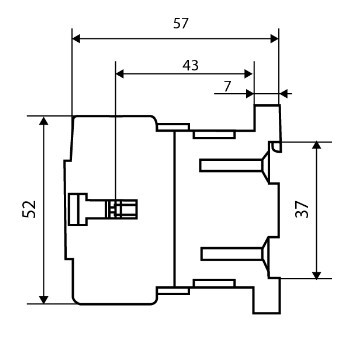 Мініконтактор Аско-Укрем ПМ 0-09-01 C7 36В LC1-K0901 (A0040010138) - фото №6