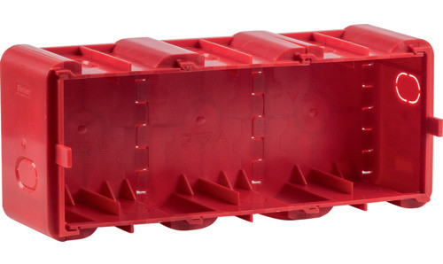 Тримісний підрозетник Berker 18720030 для цегляних/бетонних стін для рамок R8