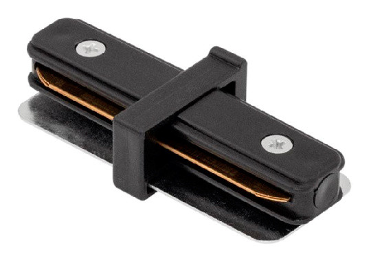 З'єднувач трекових шинопроводів Evrolight 42824 I-форма (чорний)