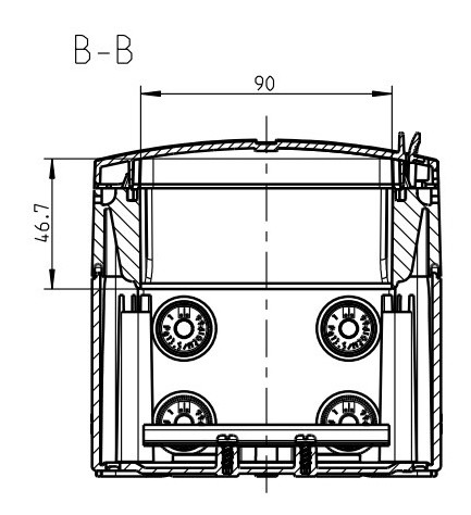 Щит навесной AK 05, под 5 автом. выкл - фото №10