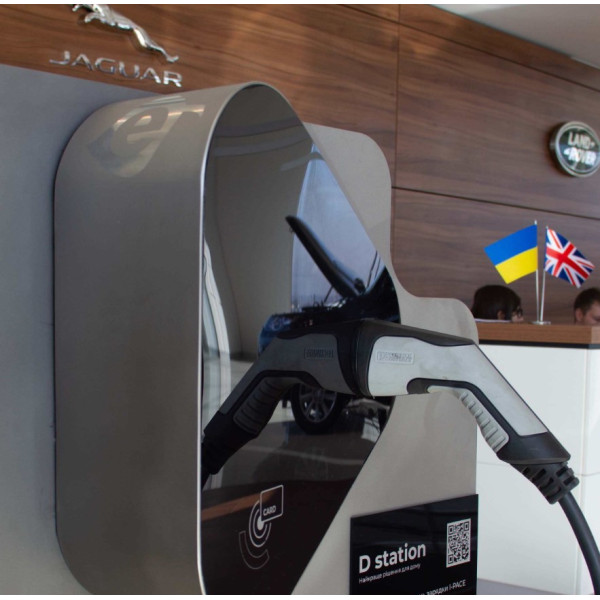 Зарядна станція для електромобілів E-line 22кВт 32A 3-фазы Type 2 D station (D2-332) - фото №1