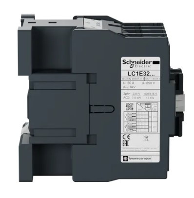 Контактор Schneider Electric LC1E3210Q5 3Р Е 1NO 32А АС3 380В - фото №1