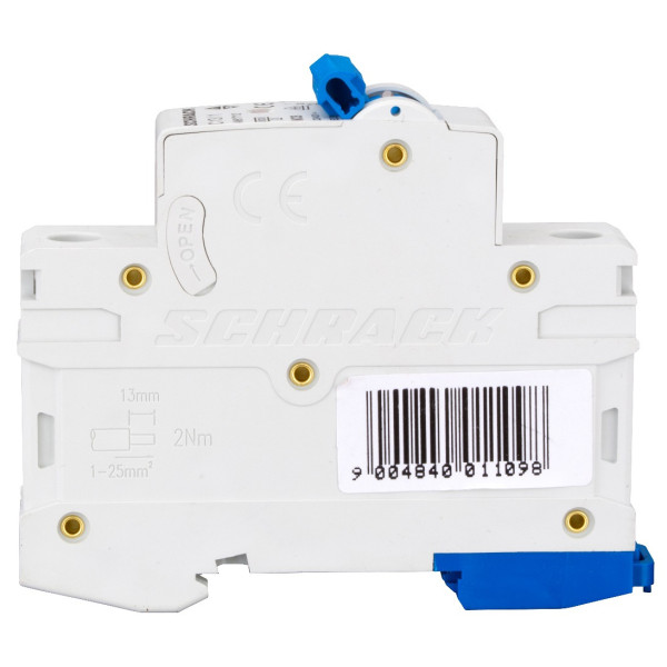 Автоматичний вимикач Schrack BM018125ME 10кА 25А 1P х-ка B ME - фото №1