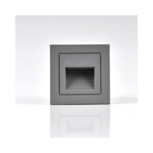 Светильник для подсветки лестницы/коридора Goldlux 313720 Q6 Led 1x3W 4000K 20Lm IP44 GR - фото №1