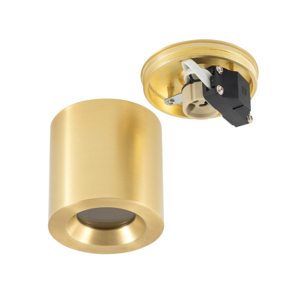 Точечный светильник Nowodvorski 310716 Ceara GU10 1x15W IP44 Gold - фото №3