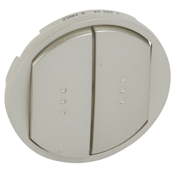 Клавиши двухклавишного выключателя Legrand Celiane (068304) (титан)