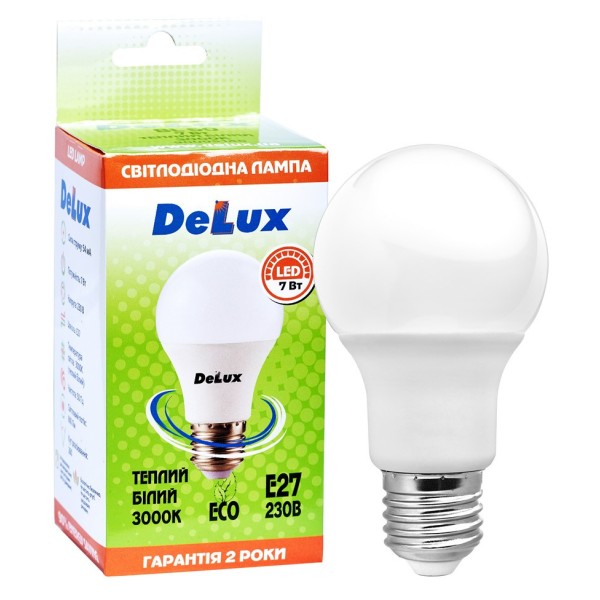 Светодиодная лампа DELUX BL 60 7Вт 4100K 220В E27 - фото №1