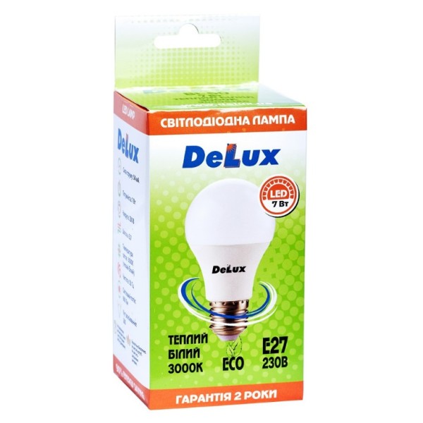 Светодиодная лампа DELUX BL 60 7Вт 4100K 220В E27 - фото №2