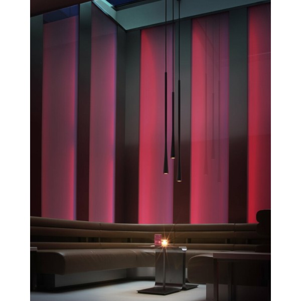 Підвісний світильник, люстра Kloodi PE-SURMA600 7W 3K BK LED 1x7W 3000К 490Lm IP20 - фото №2