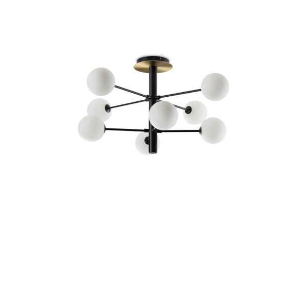 Люстра Ideal Lux 328485 Cosmopolitan G9 8x15W IP20 Черная