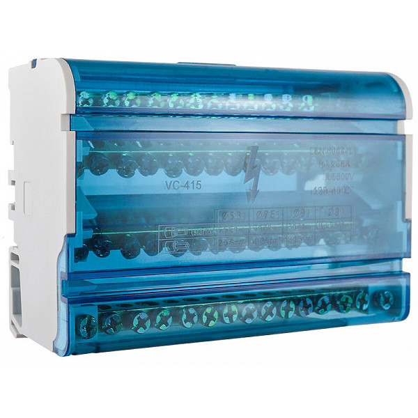 Нульова шина Аско-Укрем VC-415 в корпусі 4x15 отворів (A0150120022)