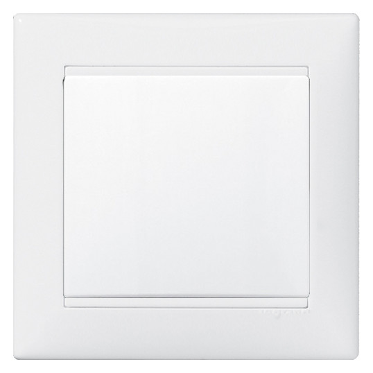 Рамка одинарная Valena белая - фото №1