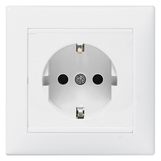 Рамка одинарная Valena белая - фото №2