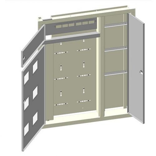 Повна монтажна панель розбірного щита Білмакс Б00030887 ПМ 1800-10 (без УМБ) для ширини 1000 - фото №1