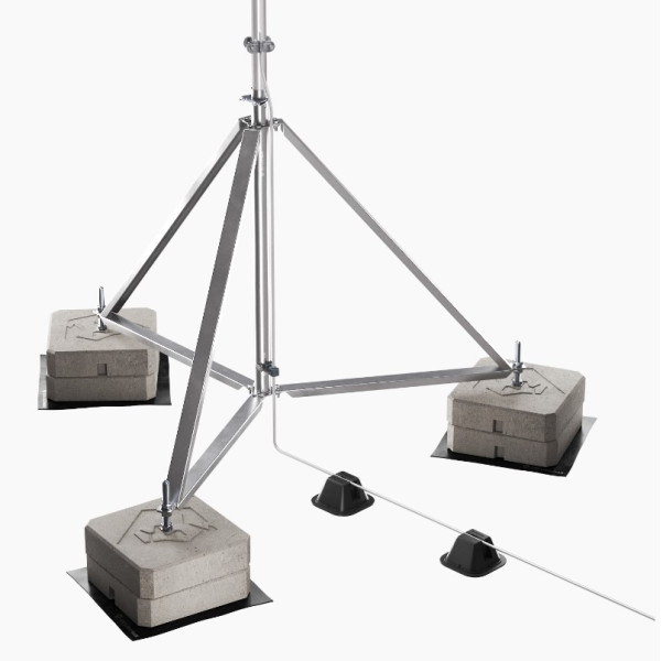 Блискавкоприймач з триногою Leo Lightman 6м Al/Ni (408606) - фото №1