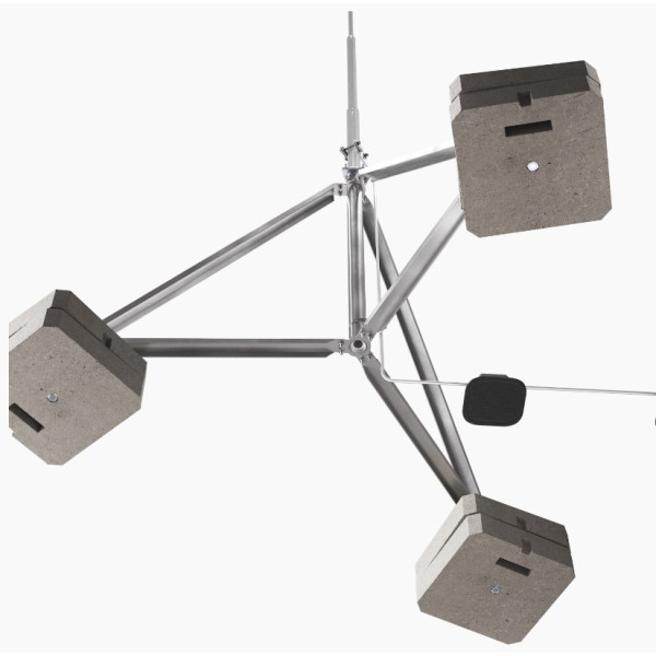 Блискавкоприймач з триногою Leo Lightman 6м Al/Ni (408606) - фото №2