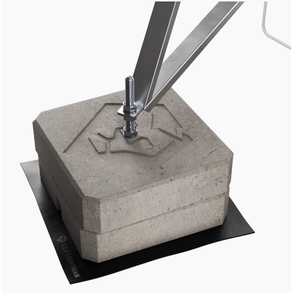 Блискавкоприймач з триногою Leo Lightman 6м Al/Ni (408606) - фото №3