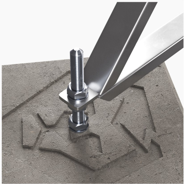 Блискавкоприймач з триногою Leo Lightman 6м Al/Ni (408606) - фото №4