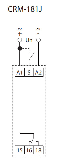 Однофункціональне реле часу Elko-Ep CRM-181J-ZR/UNI - фото №1
