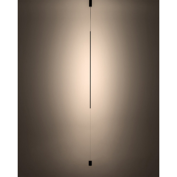 Подвесной светильник, люстра Nowodvorski 10362 Vertic LED 1x19W 3000K 650Lm IP20 черный - фото №1