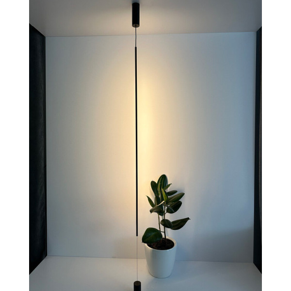 Подвесной светильник, люстра Nowodvorski 10362 Vertic LED 1x19W 3000K 650Lm IP20 черный - фото №3