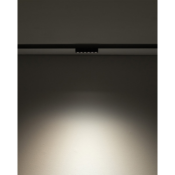 Магнітний трековий світильник Nowodvorski 11718 NANO-LVM Focus Out LED 1x5W 3000K 290Lm IP20 чорний - фото №1